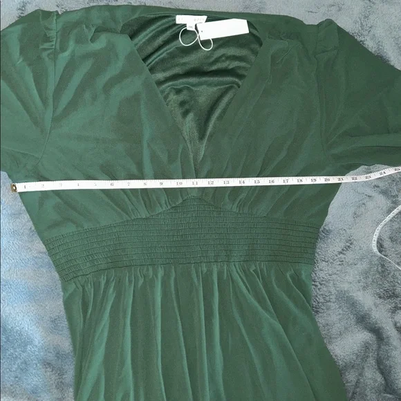 NWT Baltic Born 2X Olivia Deep Green Long Sleeve Dress - Picture 15 of 16